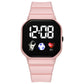Waterproof LED Digital Kids Sport Watch Silicone Strap Inspirational Watches