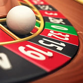Wood Grain Mechanical Button Gambling Table Game Roulette - Inspirational Watches