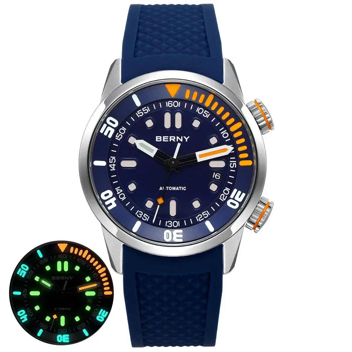 Automatic Dive Super Luminous Sapphire Swim Sport Mechanical Inspirational Watches