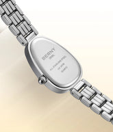 BERNY Snake-shaped Watch for Women Quartz Miyota 2035 Fashion Jewelry Bracelet Silver Gold Ladies Wristwatch Luxury Gift Watches Inspirational Watches