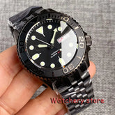 Domed Sapphire Glass NH36 Automatic Movement 200m Waterproof 120 Clicks Black Green Luminous Watch - Inspirational Watches