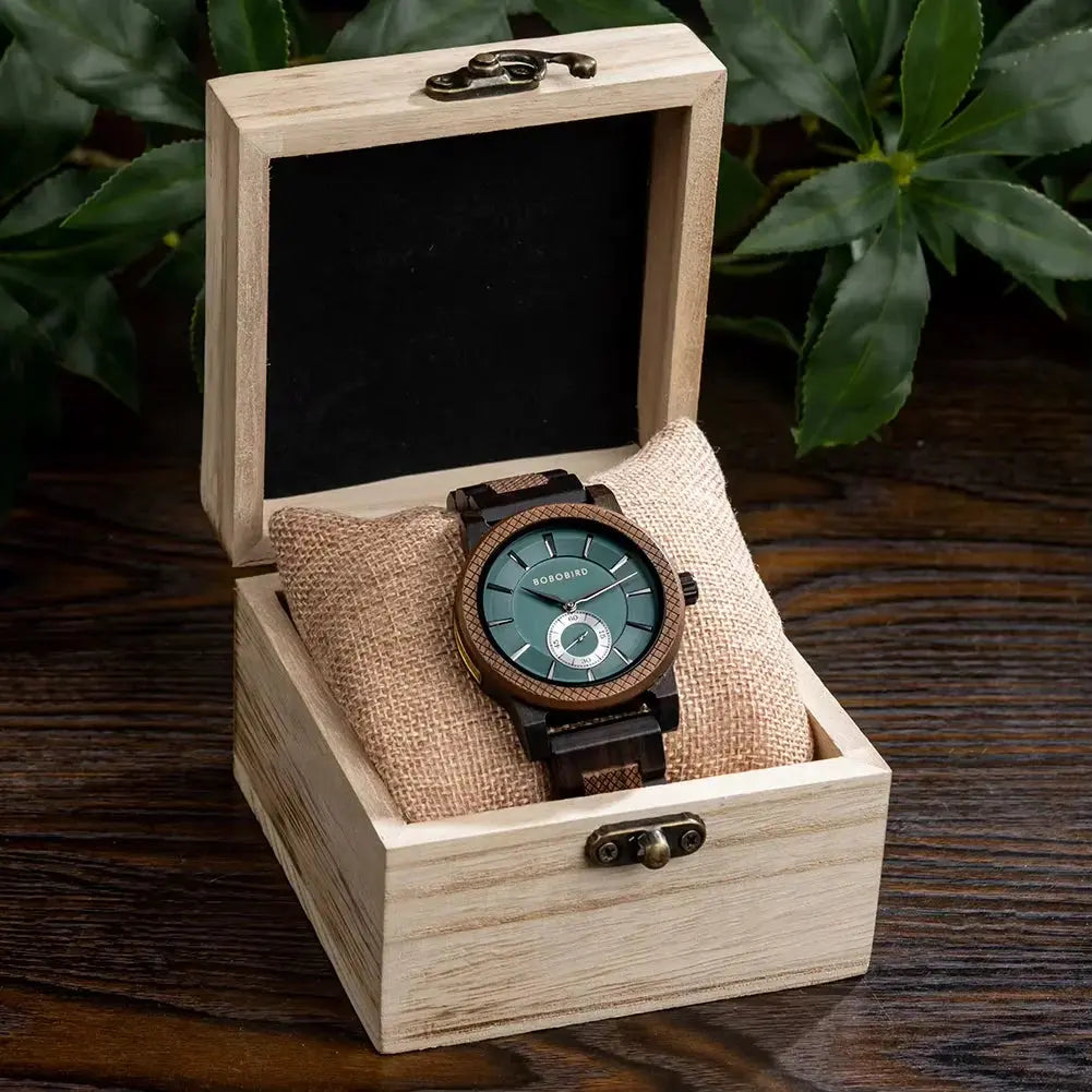 Wooden Watch Top Fashion Casual Clock Quartz Inspirational Watches