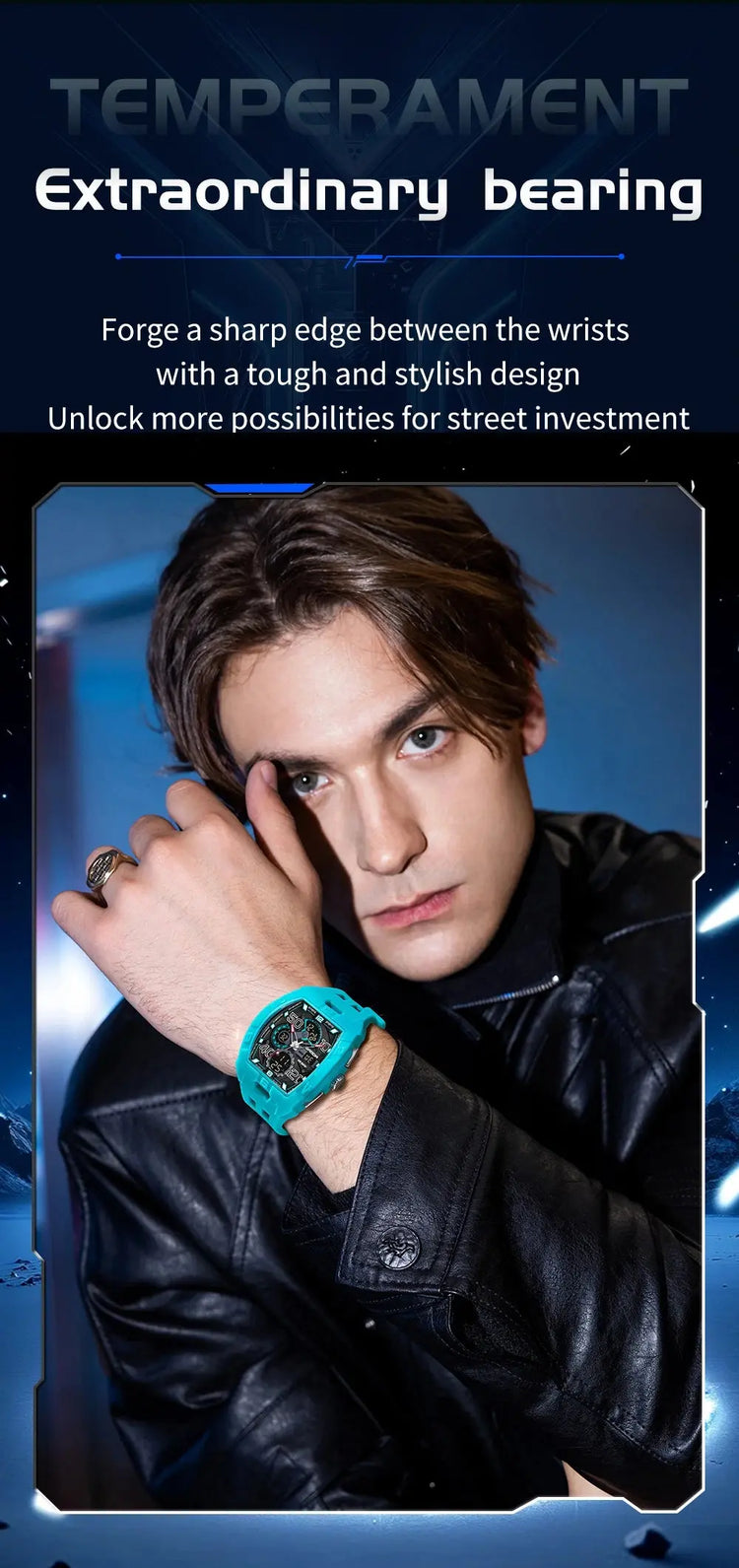 Fashion Chronograph Multi-function Electronic watch - Inspirational Watches