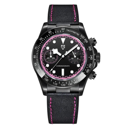Chronograph Watch Racing car Sport Waterproof AR Sapphire glass - Inspirational Watches