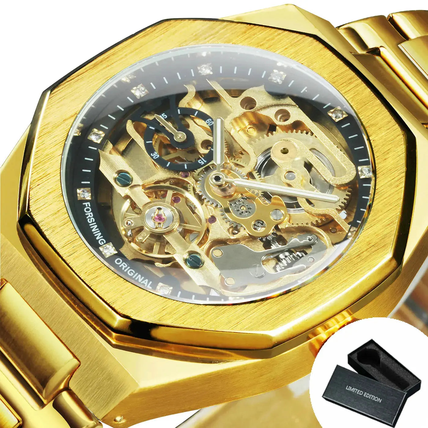 Automatic Tourbillon Skeleton Mechanical watch Inspirational Watches
