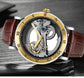 Skeleton Automatic Mechanical Wristwatch Inspirational Watches