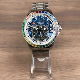 Original Design Diamond Constellation Rotating Dial Automatic Mechanical Inspirational Watches
