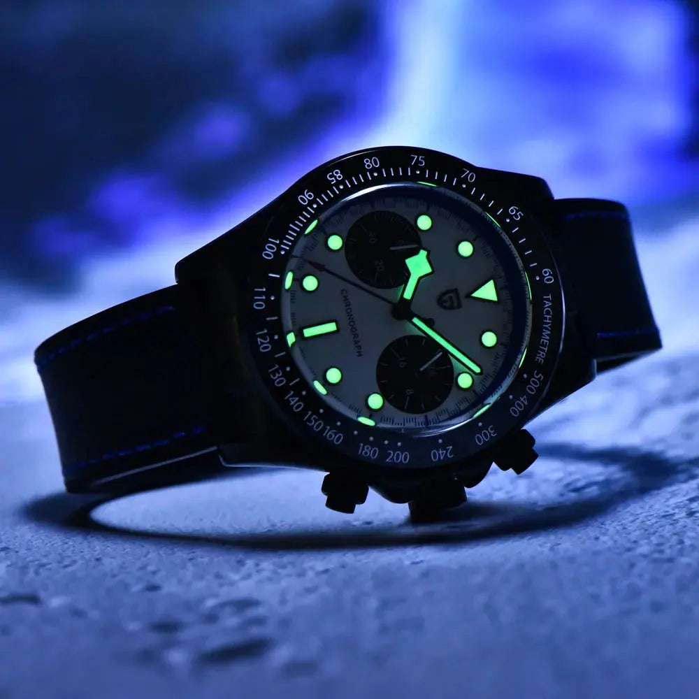 Chronograph Watch Racing car Sport Waterproof AR Sapphire glass - Inspirational Watches