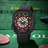 Roulette Sports Style Fashion Night Light Square Watch Inspirational Watches