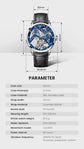 Tourbillon Luxury Skeleton Manual Mechanical Inspirational Watches