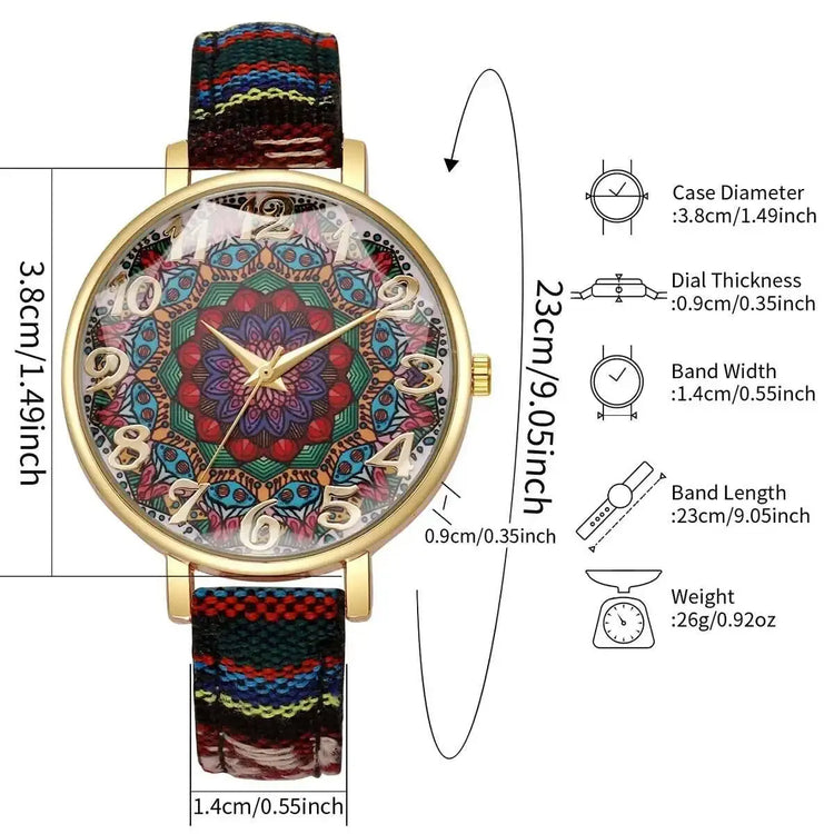 Vintage Flowers Watch Inspirational Watches