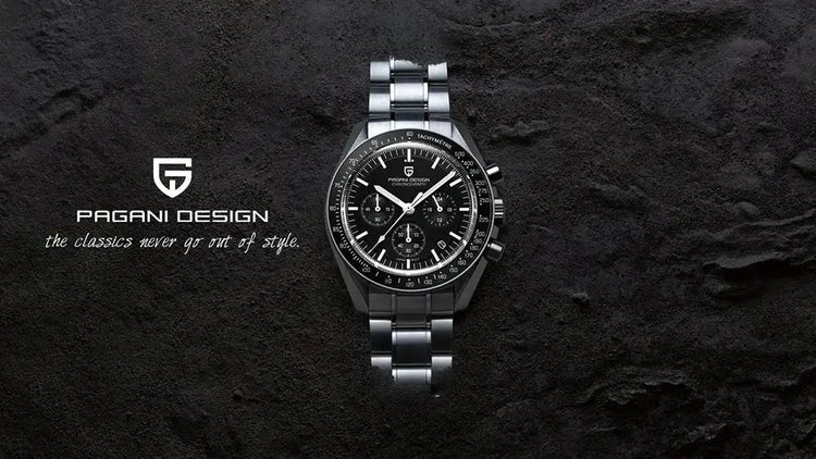Luxury Business Mens Watches Chronograph AR Sapphire Mirror Waterproof - Inspirational Watches