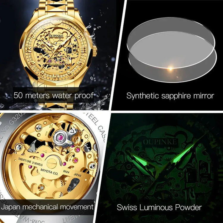 Japan Movement Automatic Mechanical Watch - Inspirational Watches