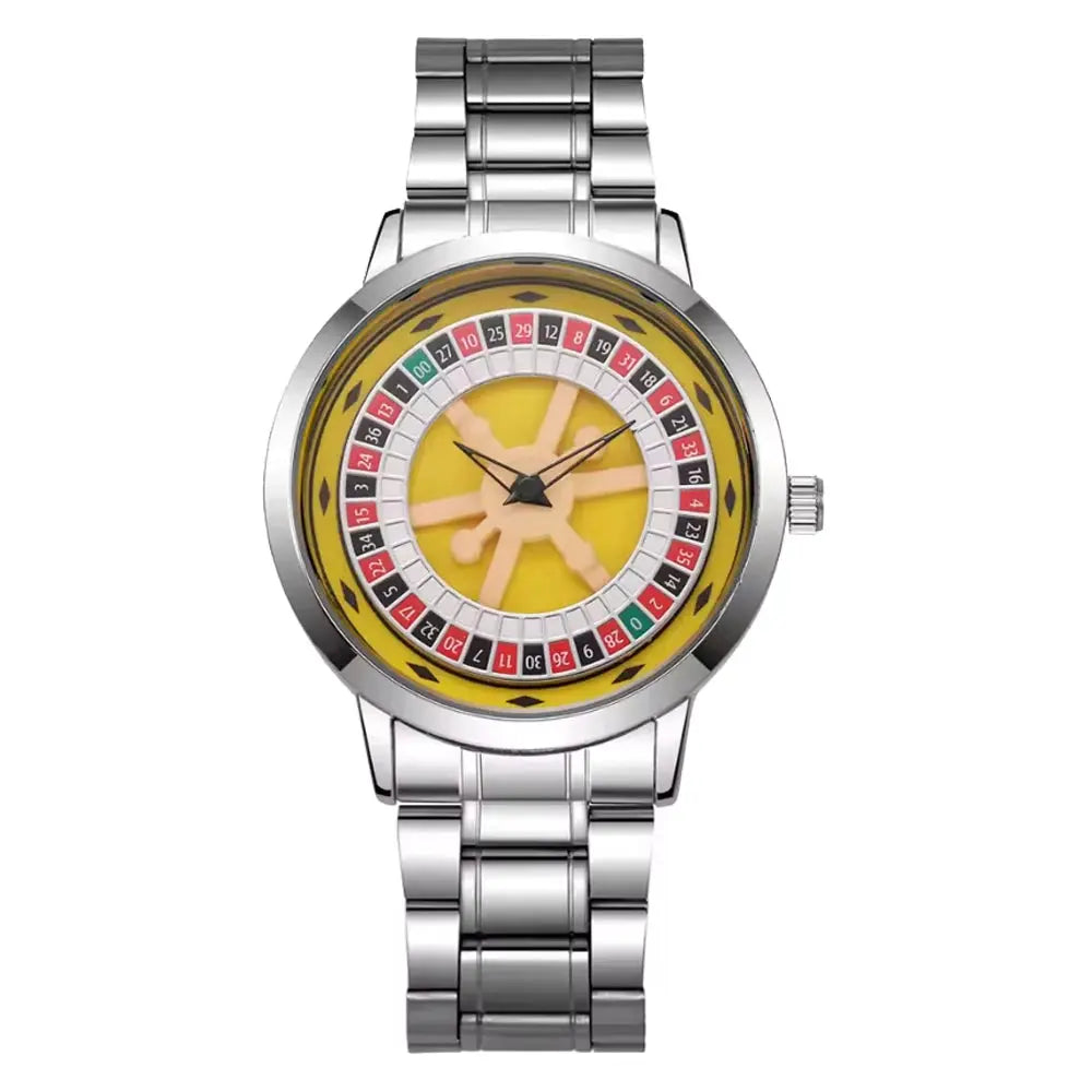 Gambling Stainless Steel Quartz Watch Inspirational Watches