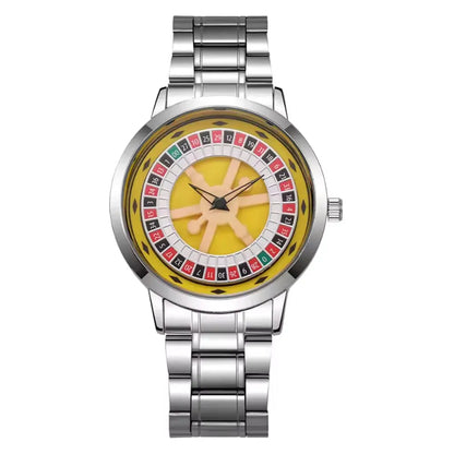 Gambling Stainless Steel Quartz Watch Inspirational Watches