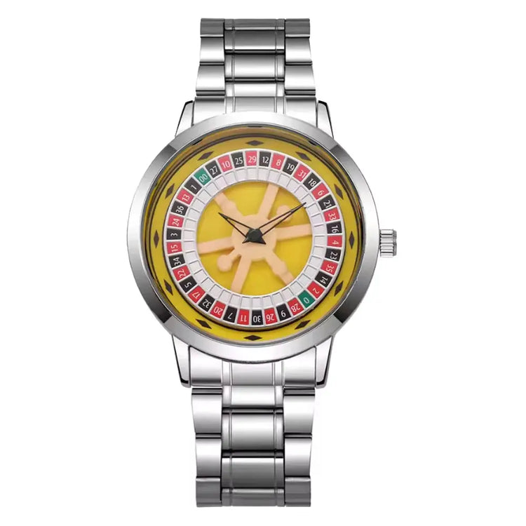 Gambling Stainless Steel Quartz Watch Inspirational Watches