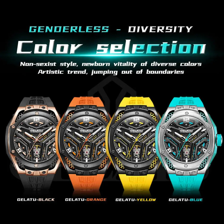Hollow out Automatic Men&