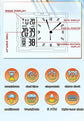 Square Dual Time Electronic Watch Waterproof Inspirational Watches
