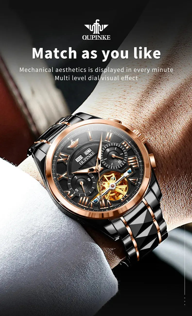 Automatic Skeleton Fashion Watch Inspirational Watches