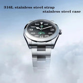 Automatic Watches 40MM Stainless Steel Wristwatch Sapphire AR Coated - Inspirational Watches