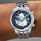 World Time Original Automatic Mechanical High Quality Sapphire Inspirational Watches