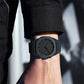 Simple Black Male Quartz Watches Arabic digital Casual Drip Oil Strap - Inspirational Watches