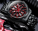 Spinning Skeleton Luminous Stainless Steel Watch Inspirational Watches