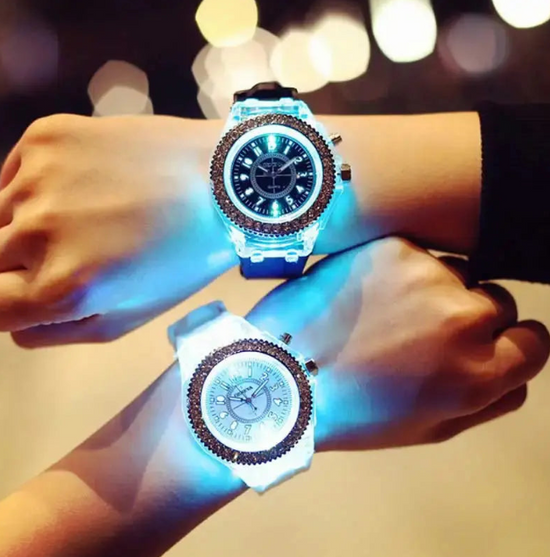 LED Light Flash Luminous Watch Inspirational Watches