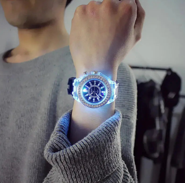 LED Light Flash Luminous Watch Inspirational Watches