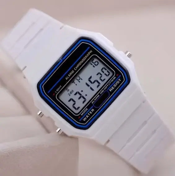 Minimalist Square LED Sports-style Men&