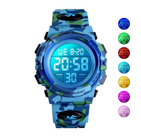 Kids Digital Camouflage Sports Watch Inspirational Watches
