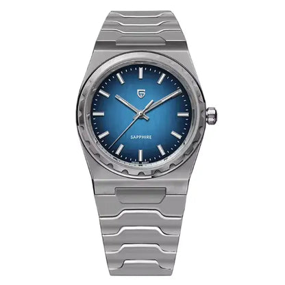 Ultra-Thin Sapphire Quartz Watch – 100M Waterproof Stainless Steel Inspirational Watches