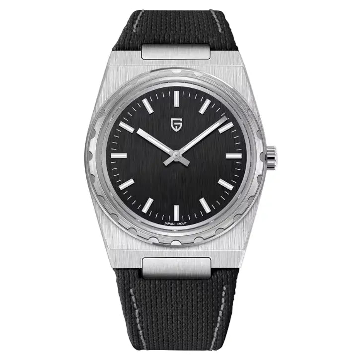 Ultra-Thin Sapphire Quartz Watch – 100M Waterproof Stainless Steel Inspirational Watches