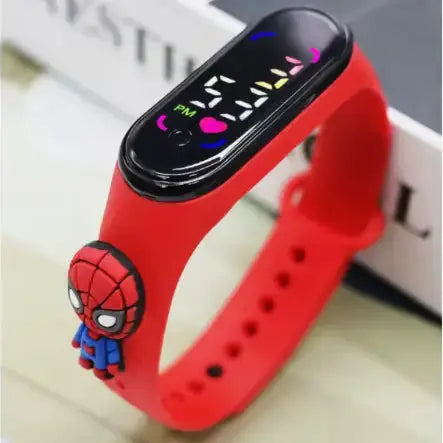 3D Cartoon LED Kids Watch Inspirational Watches