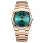 Stainless Steel Day-Date Quartz Watch