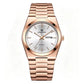 Stainless Steel Day-Date Quartz Watch