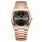 Stainless Steel Day-Date Quartz Watch