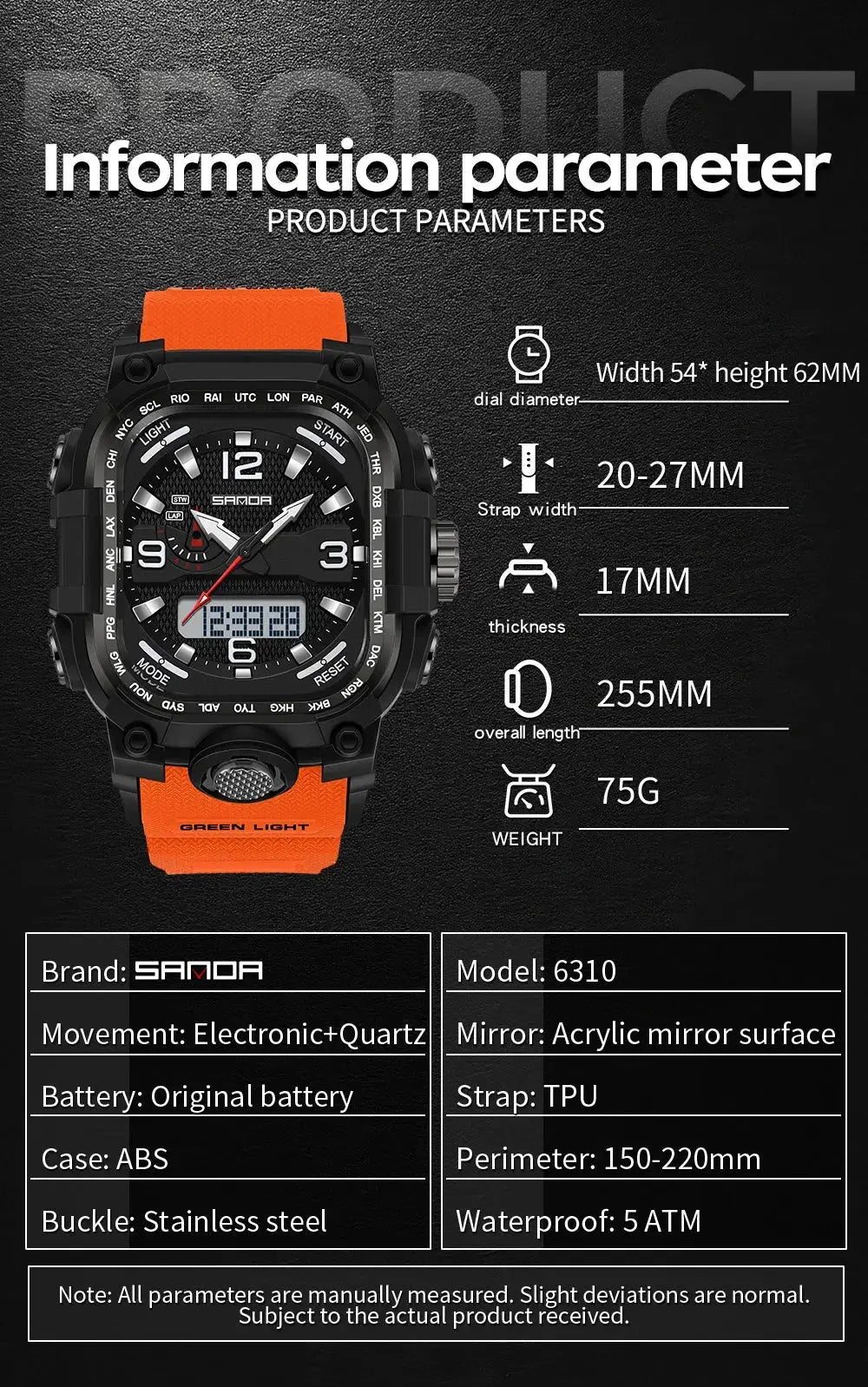 Multi functions Sports Wristwatch Inspirational Watches