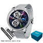 PINDU Design Starry Twelve Constellations Mechanical Watch Sapphire Waterproof Men Mechanical Wristwatches Miyata 8215 Movement Inspirational Watches