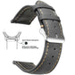 Vintage Quick-Release Genuine Leather Watch Strap