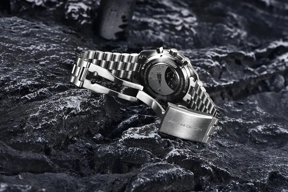 Luxury Business Mens Watches Chronograph AR Sapphire Mirror Waterproof - Inspirational Watches