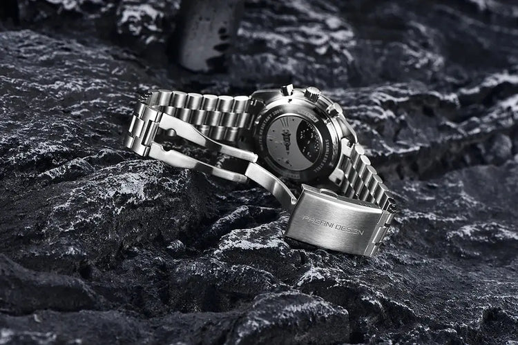 Luxury Business Mens Watches Chronograph AR Sapphire Mirror Waterproof - Inspirational Watches