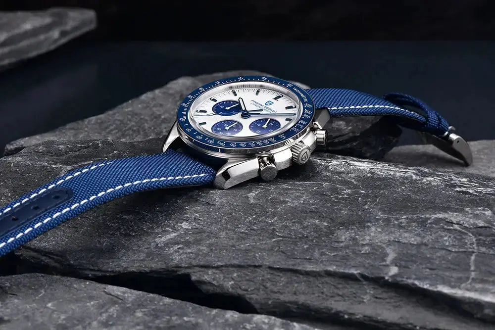 Luxury Business Mens Watches Chronograph AR Sapphire Mirror Waterproof - Inspirational Watches