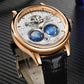 Dual Earth Rotating Waterproof Pilots 1963 Flywheel Wristwatches Inspirational Watches
