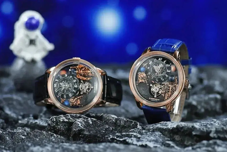 Space Series Unique Design Three-dimensional Dial Mechanical Watch - Inspirational Watches