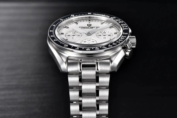 Luxury Business Mens Watches Chronograph AR Sapphire Mirror Waterproof - Inspirational Watches