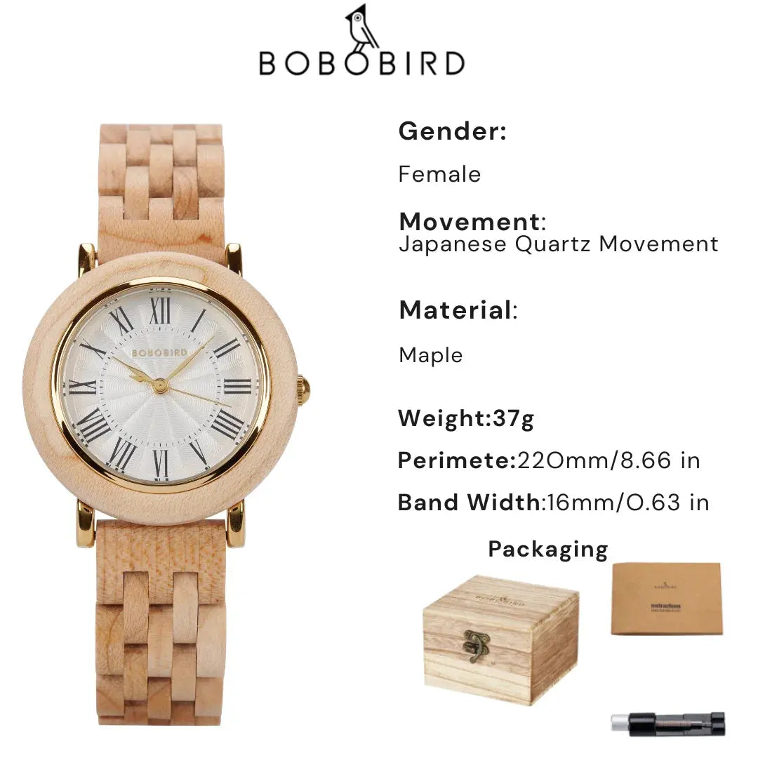 Elegant women wooden watches Inspirational Watches