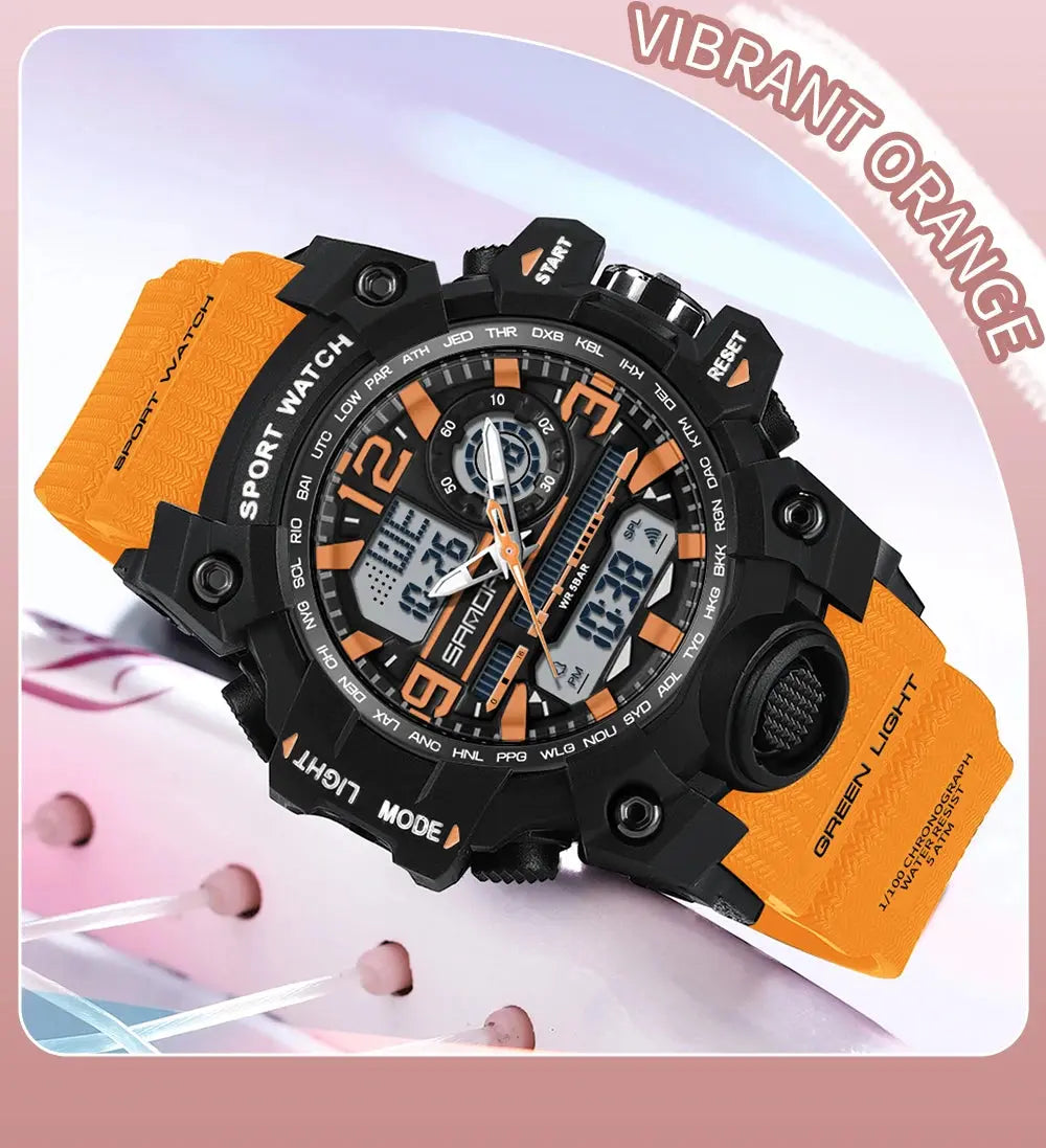 LED Digital Sport Watch Waterproof Inspirational Watches