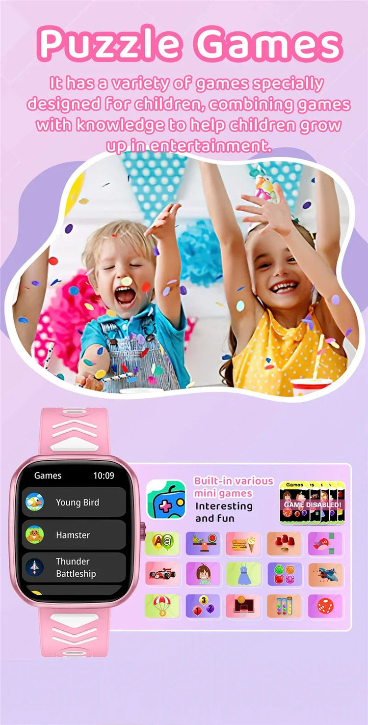 Waterproof Fitness Tracker Bluetooth Call Kids Smartwatch Inspirational Watches