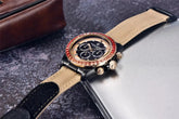Automatic Mechanical Watch 40MM Rainbow Circle Multifunction Wristwatch Inspirational Watches